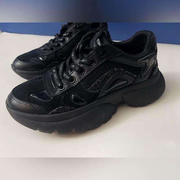 Maje Shoes - Maje Leather Suede Chunky Women's Sneakers Statement Casual School